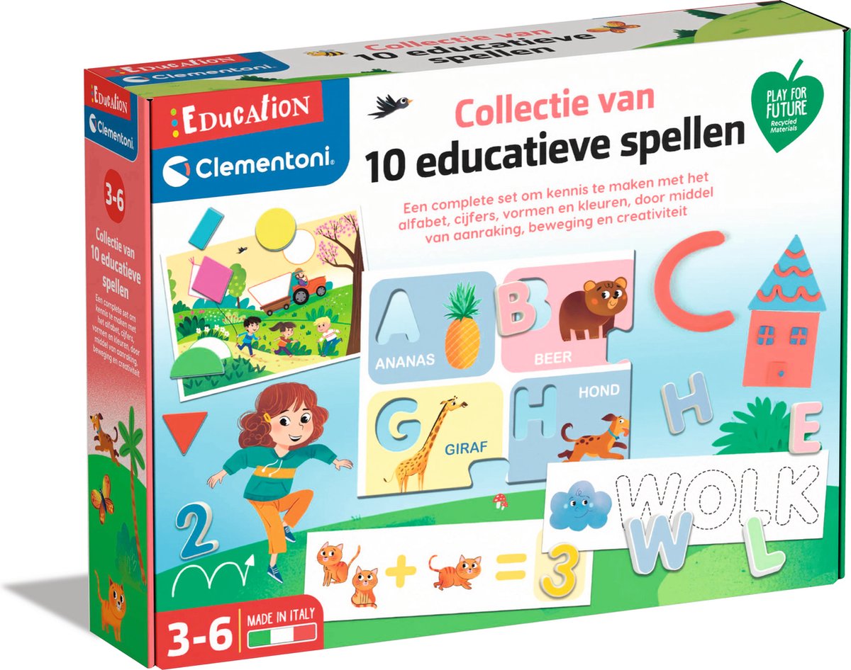 Leerspel - 10 Spelletjes in 1