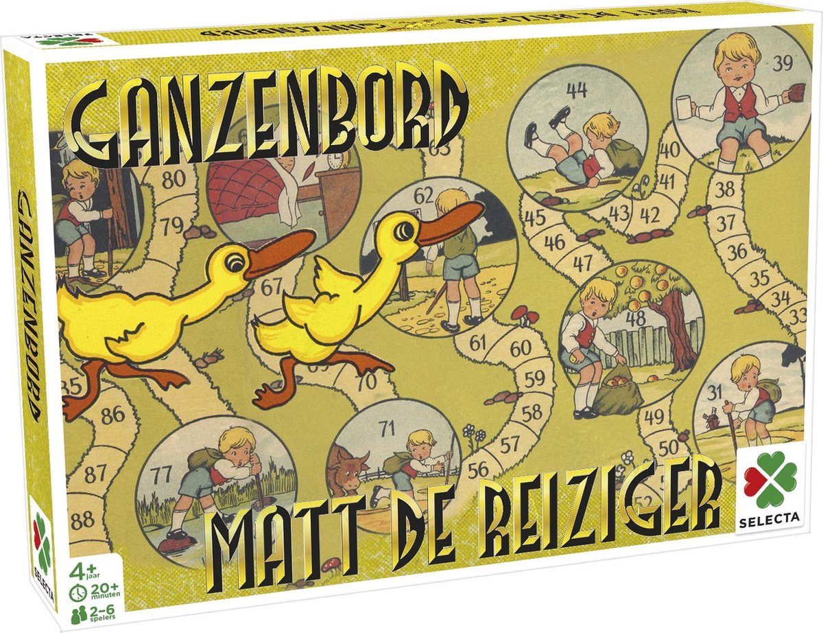 Spellen van Toen - Matt de Reiziger / Ganzenbord