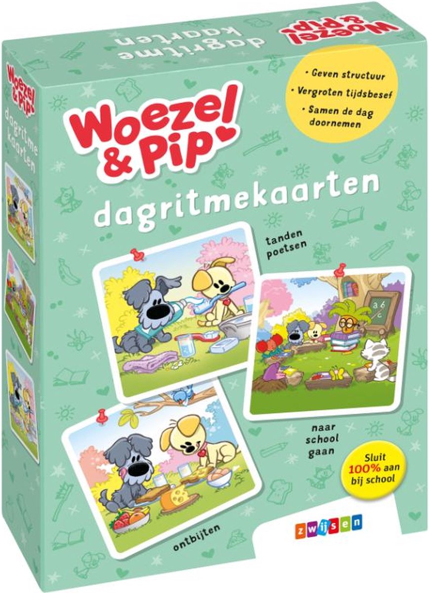 Woezel & Pip dagritmekaarten