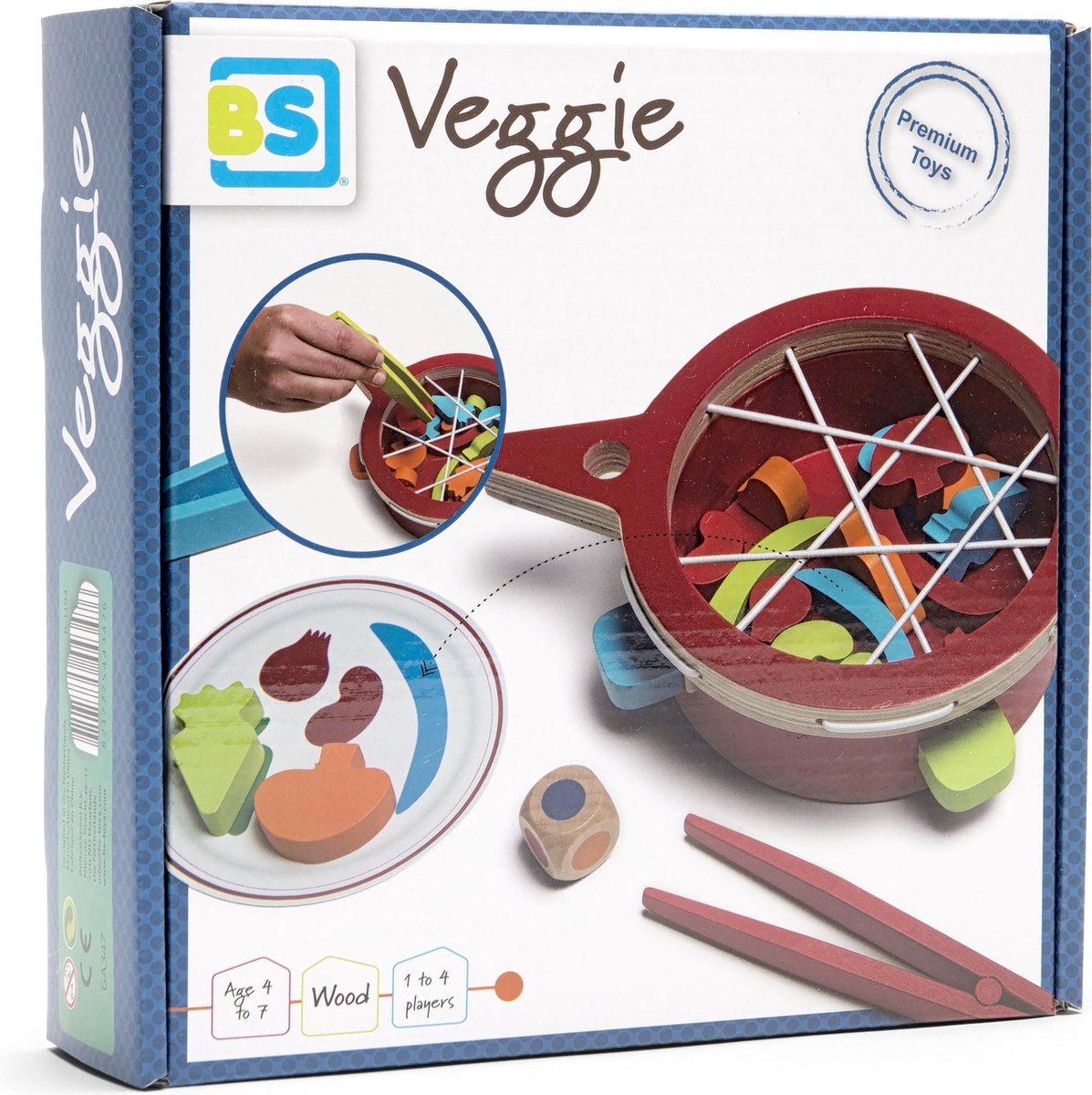 Bs Toys Educatief Spel Veggie 31-delig