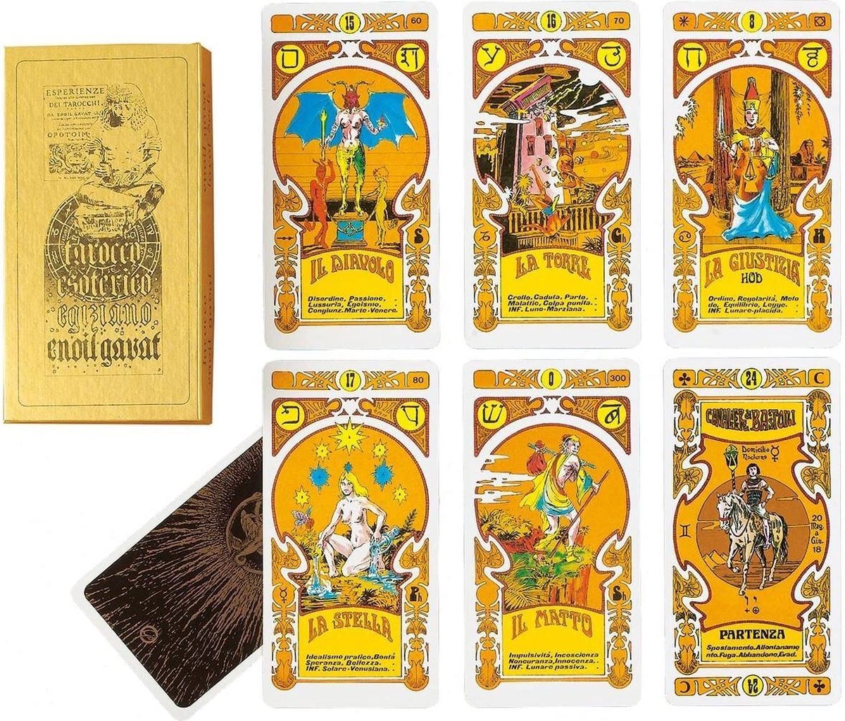 Dal Negro Tarotkaarten Tarocco Enoil Gavat Papier 52 Stuks