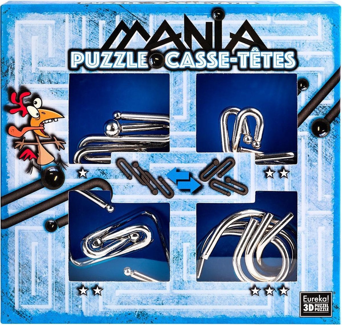 Eureka Planet Happy Puzzelspel Puzzle Mania Casse-têtes Blue