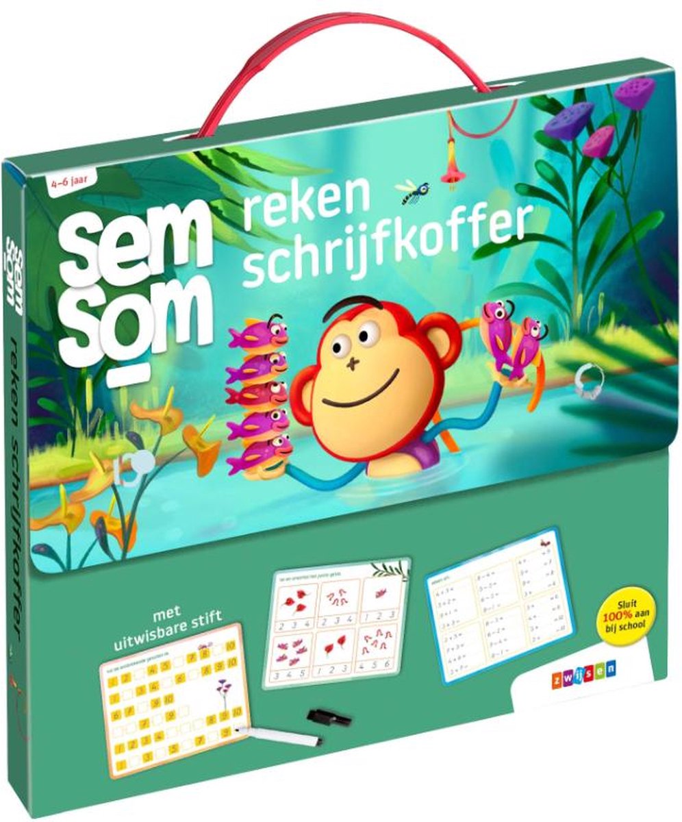 Semsom reken schrijfkoffer