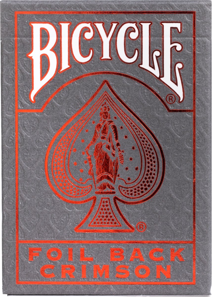 Bicycle Pokerkaarten - Metallux Red