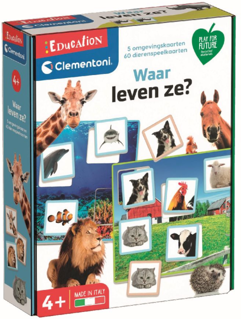 Leerspel - Waar Leven Ze?