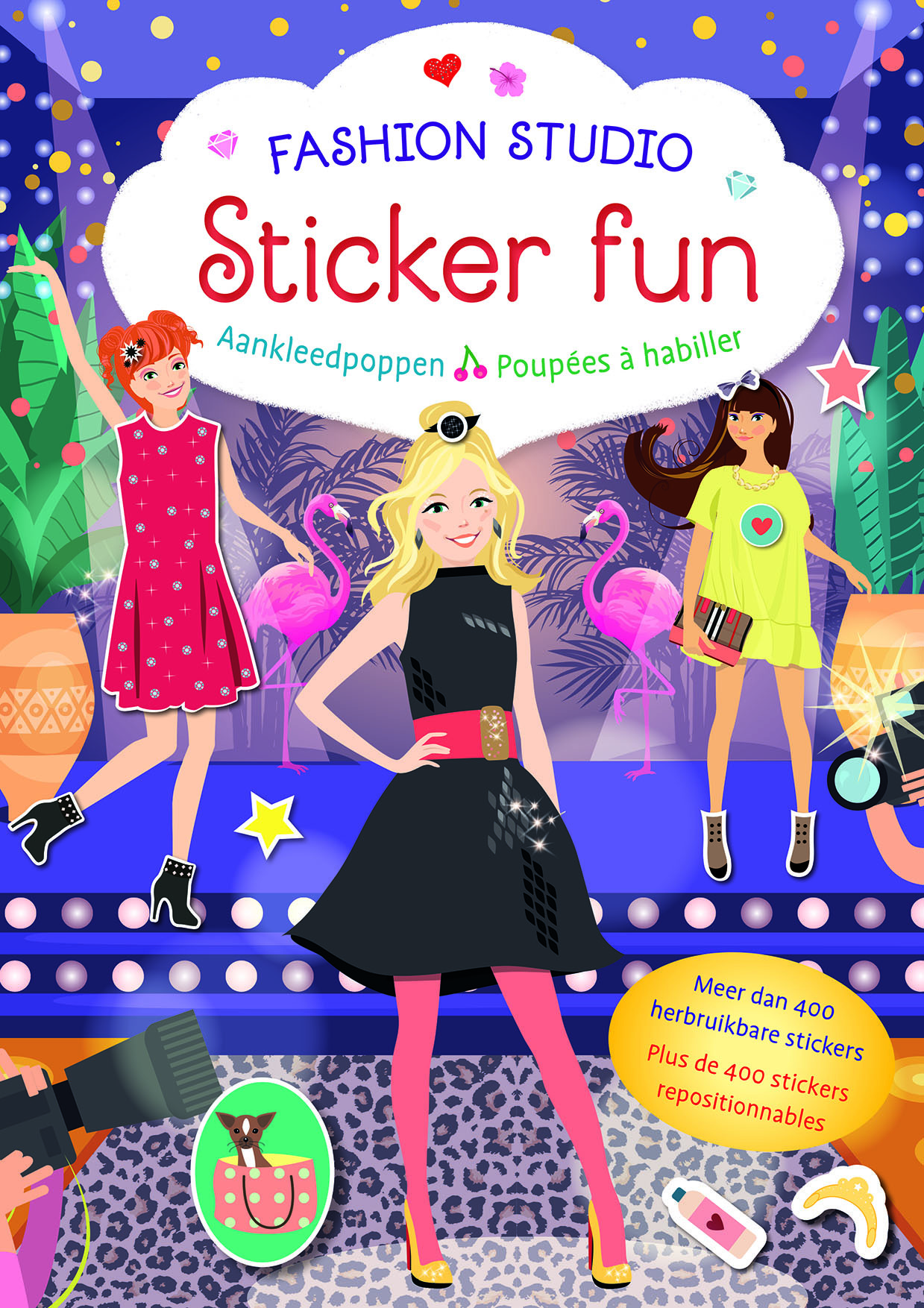 Fashion Studio Sticker Fun â" Aankleedpoppen / Fashion Studio Sticker Fun â" PoupÃ©es Ã  habiller