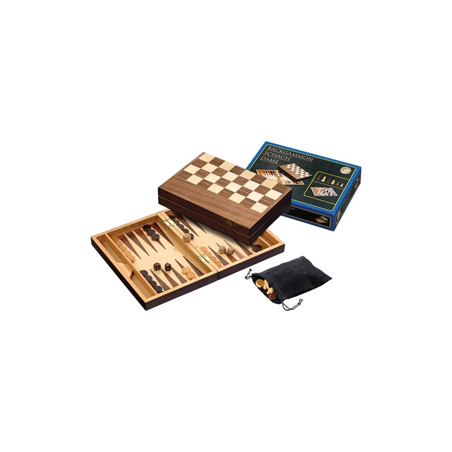 Schaak/Dam/Backgammon Cassette - 40 mm