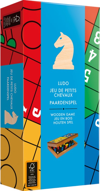 Paardenspel Opvouwbaar (Ludo)