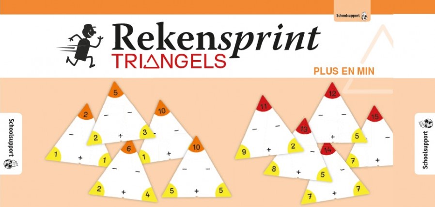 Rekensprint Triangels - Plus en Min