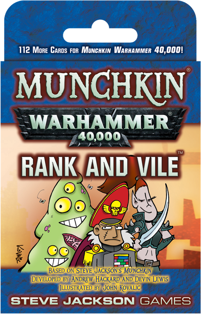 Munchkin Warhammer 40K Rank and Vile