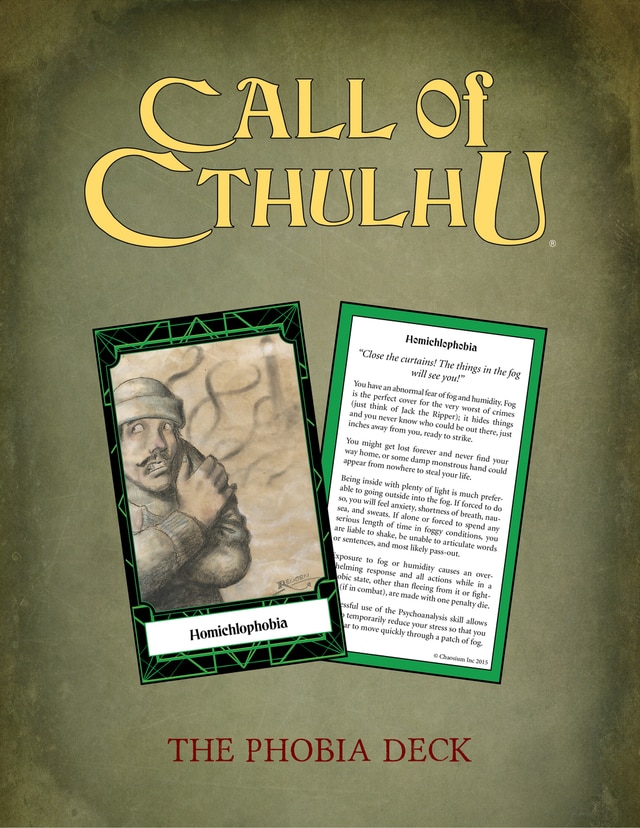 Call of Cthulhu: Keeper Deck - The Phobia Deck