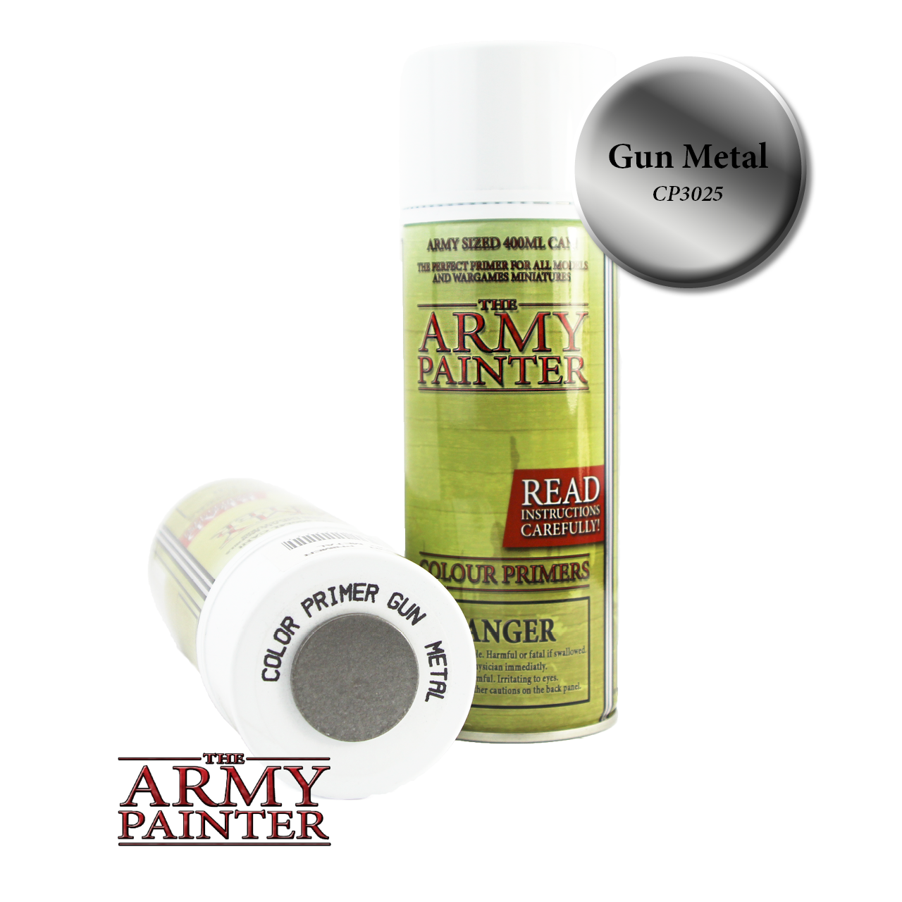 Colour Primer - Gun Metal (The Army Painter)