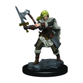 D&D Icons of the Realms: Human Barbarian Female (Premium Pre-Painted Miniature)