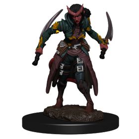 D&D Icons of the Realms: Tiefling Rogue Female (Premium Pre-Painted Miniature)