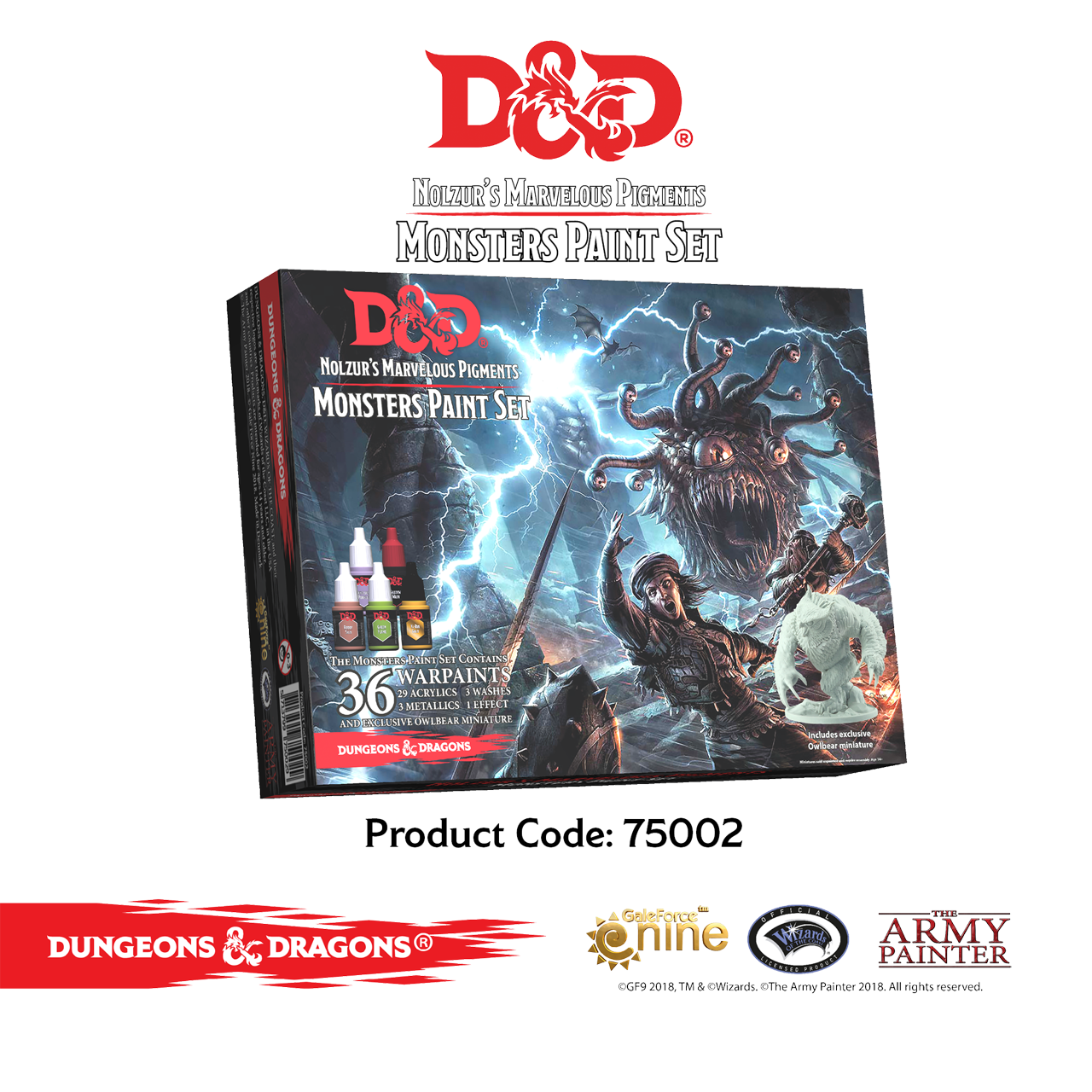 D&D Monsters Paint Set (The Army Painter)