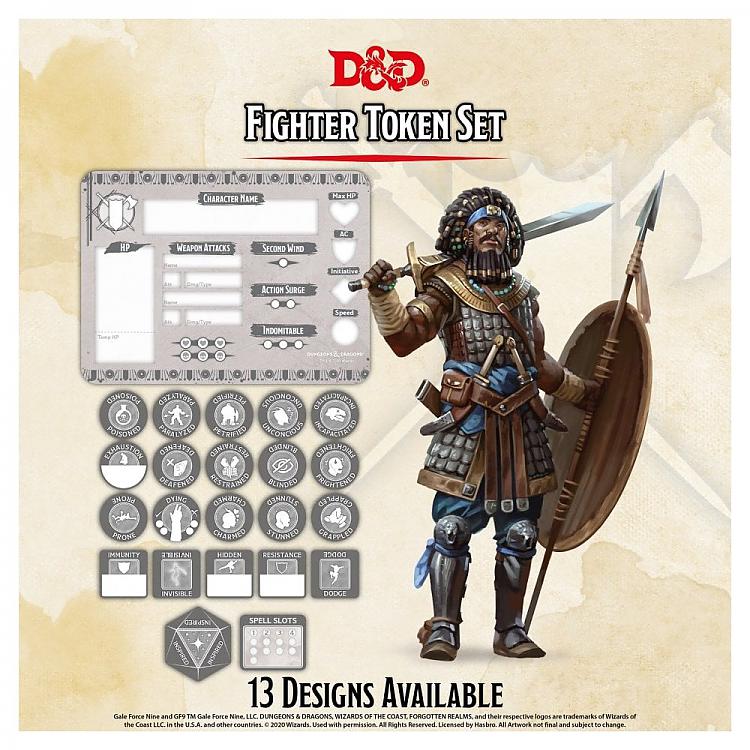 Dungeons & Dragons: Fighter Token Set