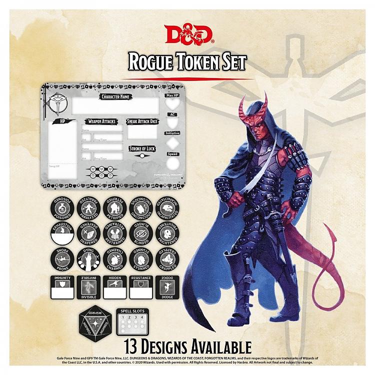 Dungeons & Dragons: Rogue Token Set