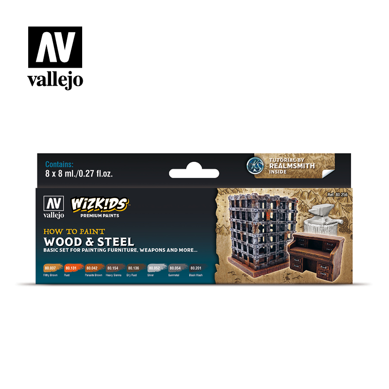 Wood & Steel (Vallejo & Wizkids Premium Paints)