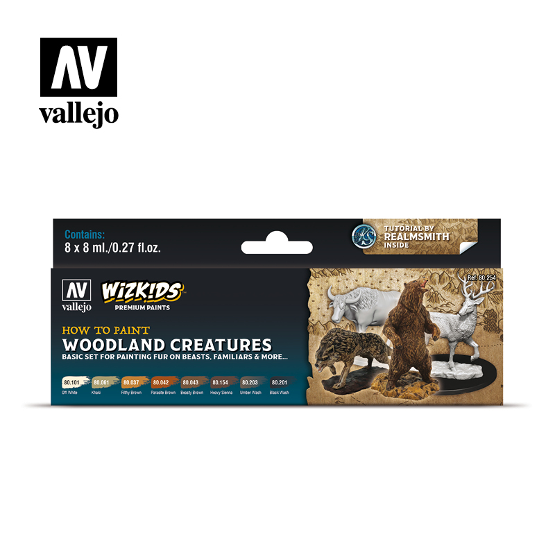 Woodland Creatures (Vallejo & Wizkids Premium Paints)