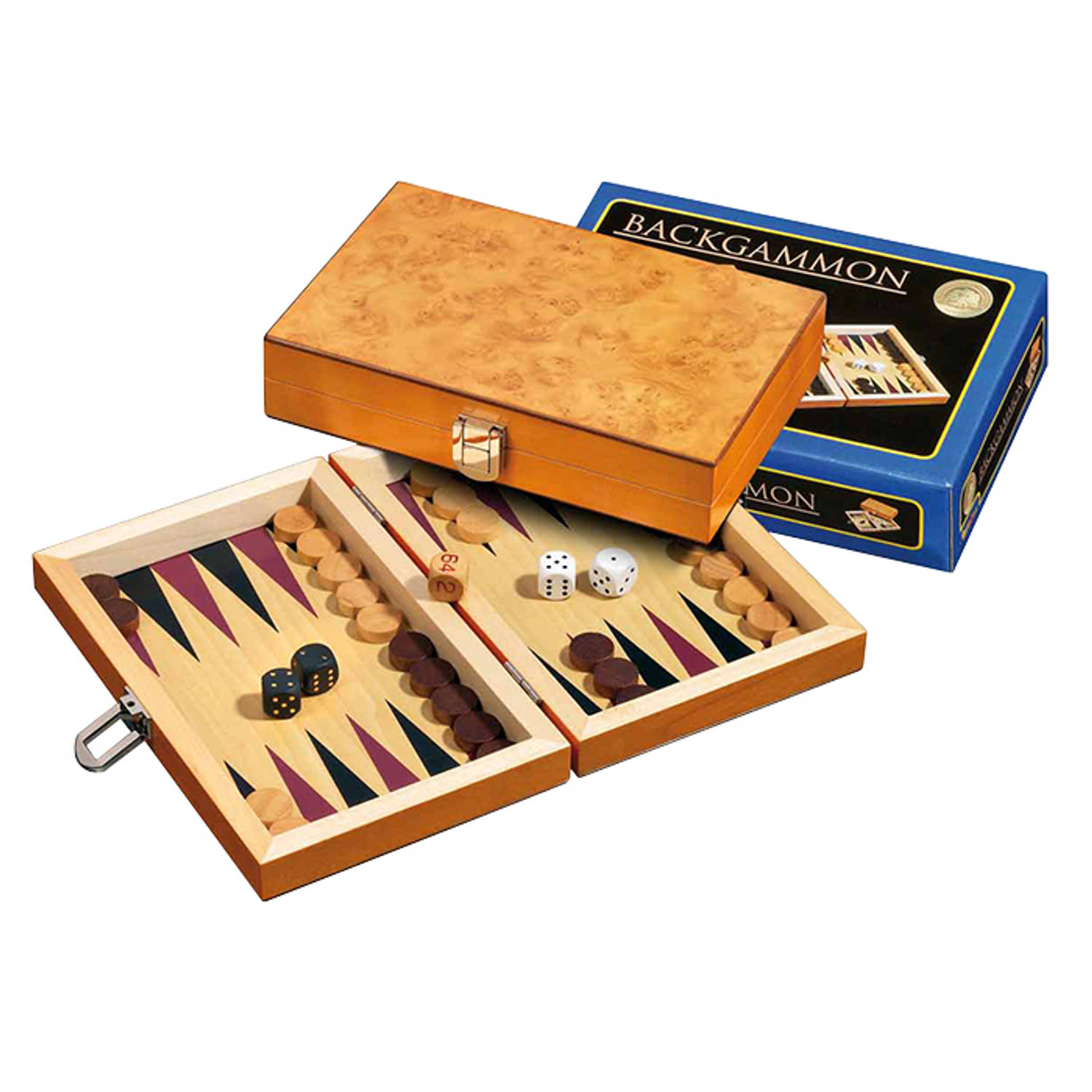 Philos Backgammon Korinth Mini 19.5x12.5cm