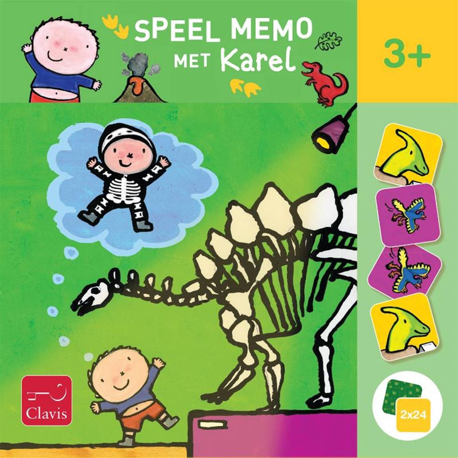 Clavis - Speel met Karel Hallo Dino Memo