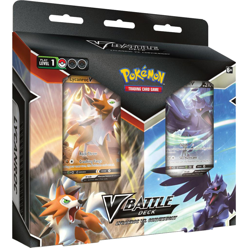 Pokémon TCG: V Battle Deck: Lycanroc & Corviknight bundel