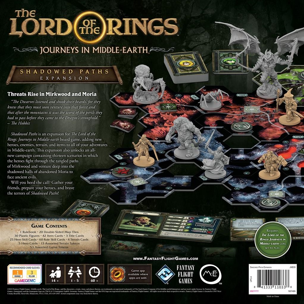 Lord of the Rings Journeys in Middle Earth - Shadowed Paths