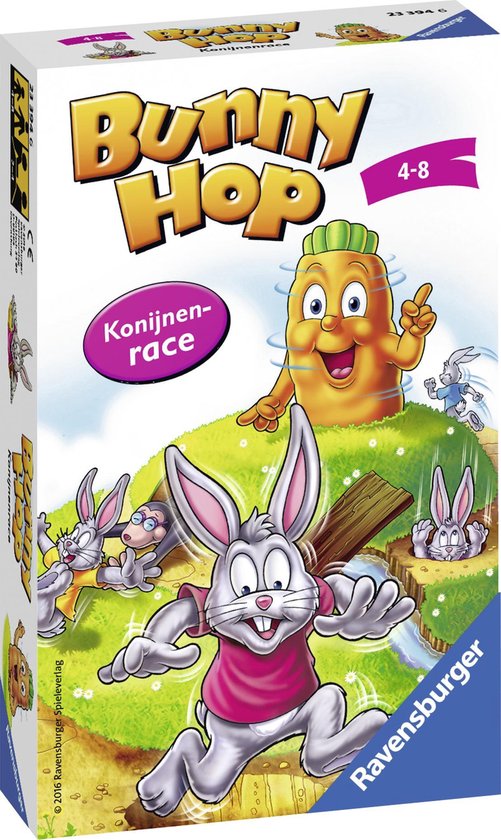 Ravensburger Bunny Hop Konijnenrace - Reisspel