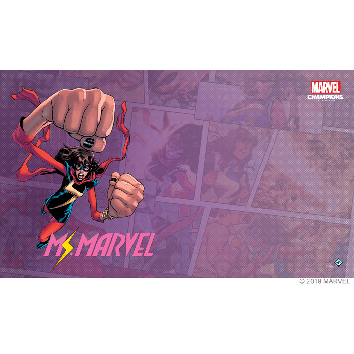 Marvel Champions Ms Marvel Game Mat