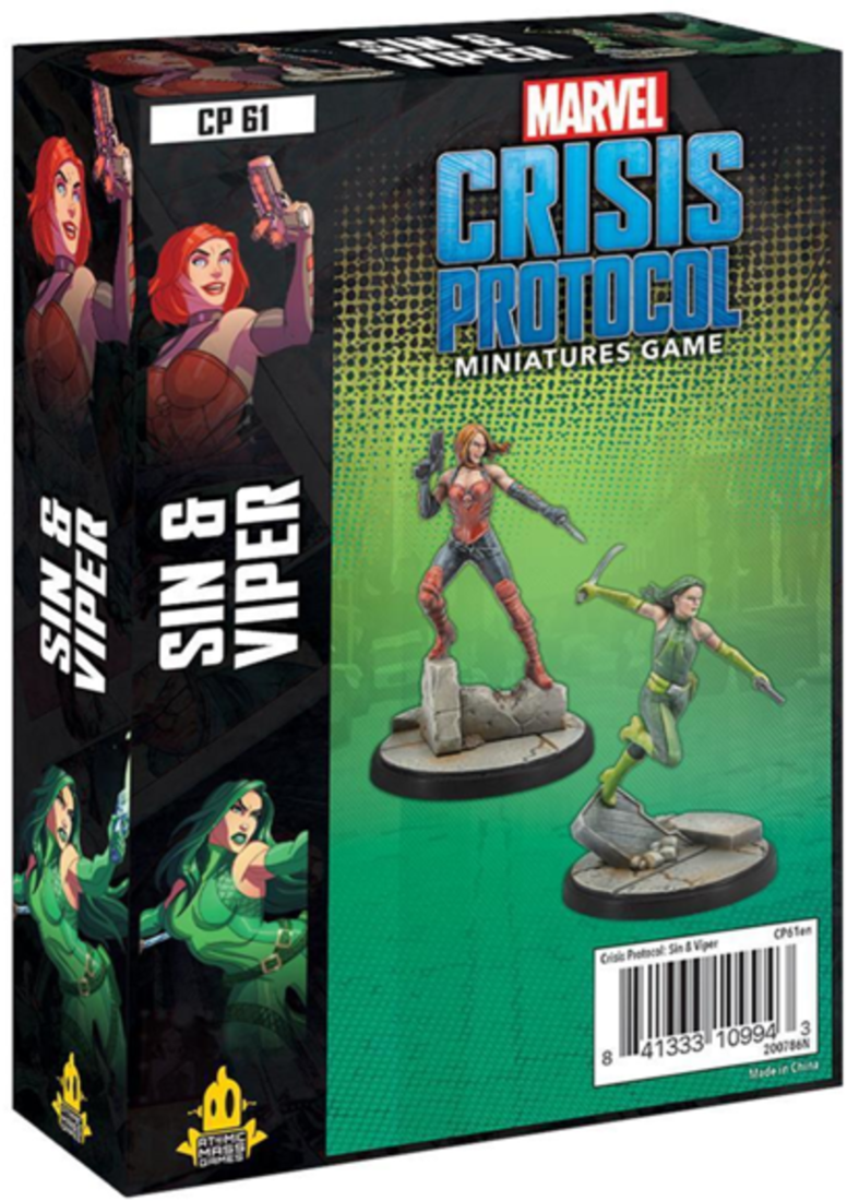 Marvel Crisis Protocol - Sin and Viper