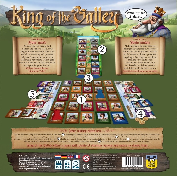 King of the Valley - Bordspel