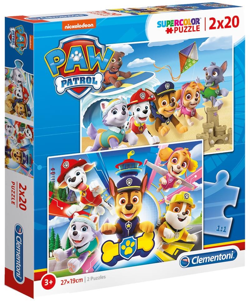 Paw Patrol Puzzel (2 x 20 stukjes)