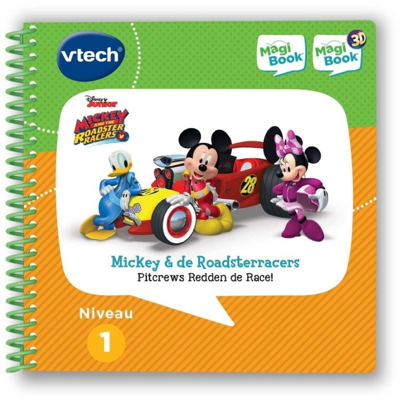 MagiBook Boek - Mickey & The Roadster Racers