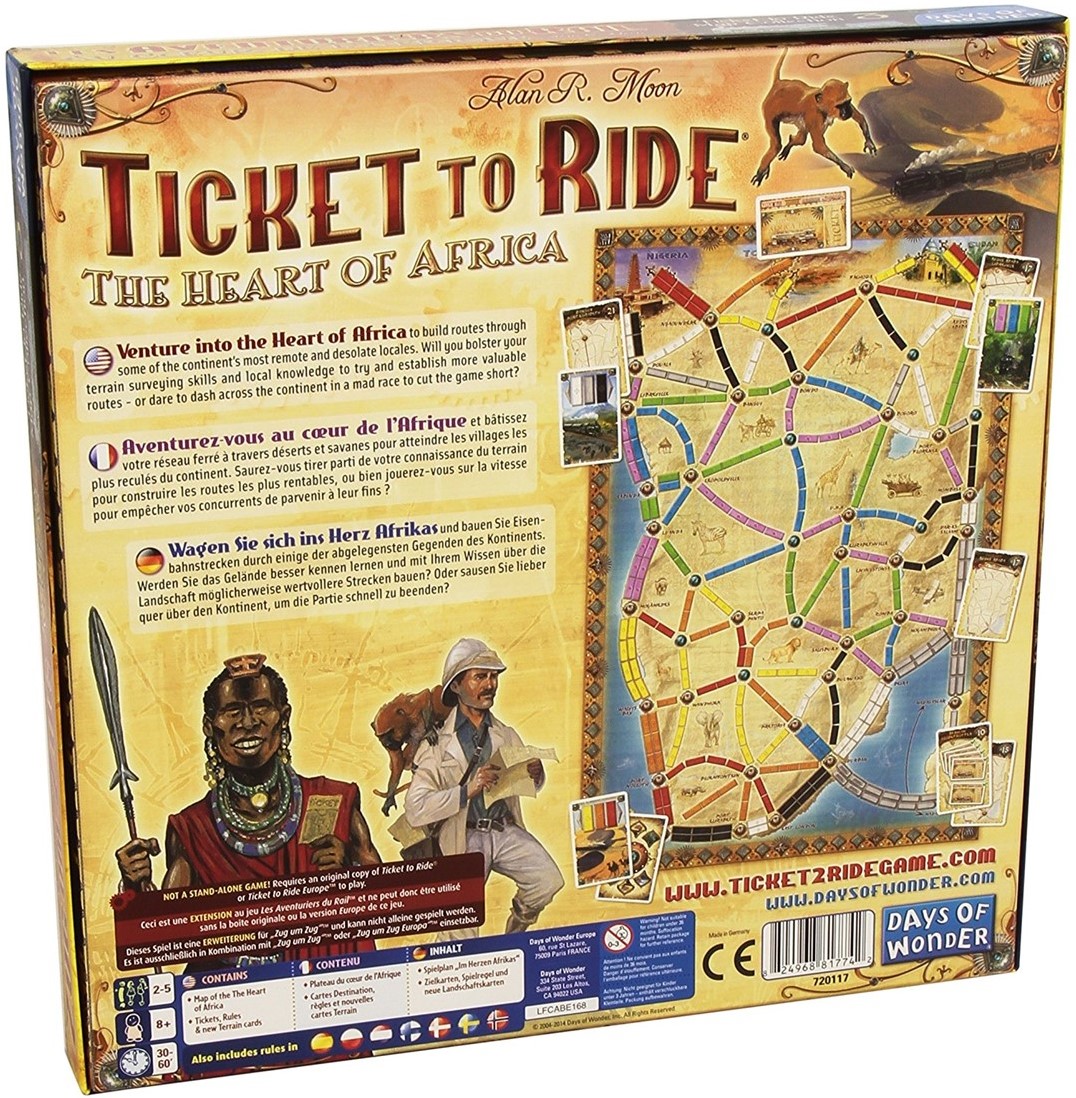 Ticket To Ride - The Heart of Africa Uitbreiding