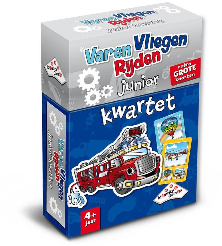 Identity Games Kwartetspel Varen Vliegen Rijden Voertuigen