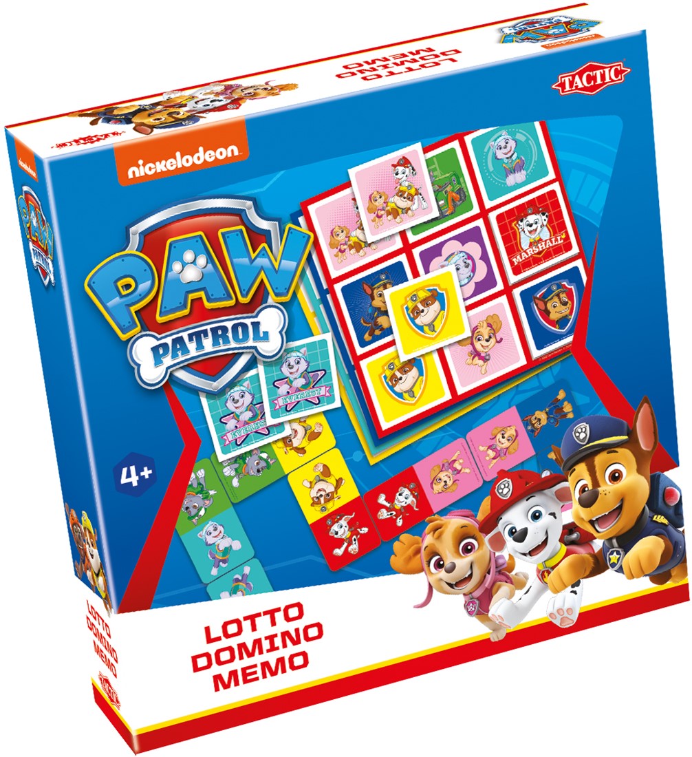 Paw Patrol: Lotto Domino Memo