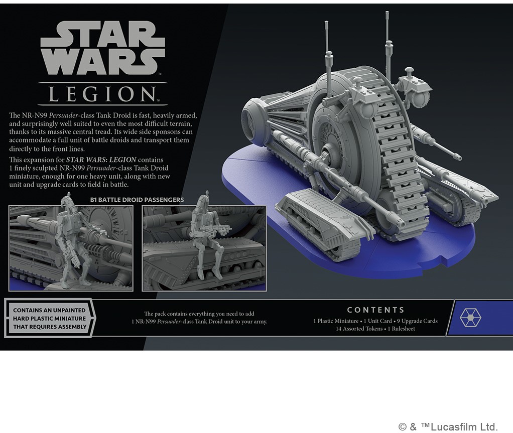 Star Wars: Legion - NR-N99 Persuader-class Tank Droid Unit Expansion