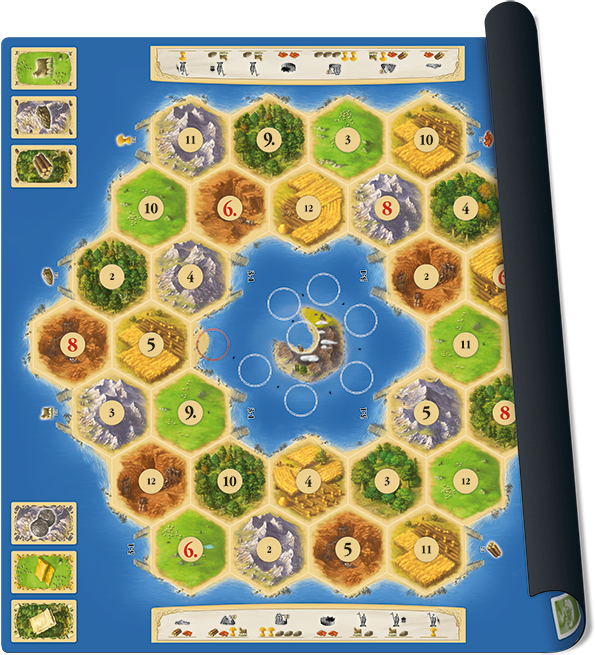 Catan Playmat Atoll